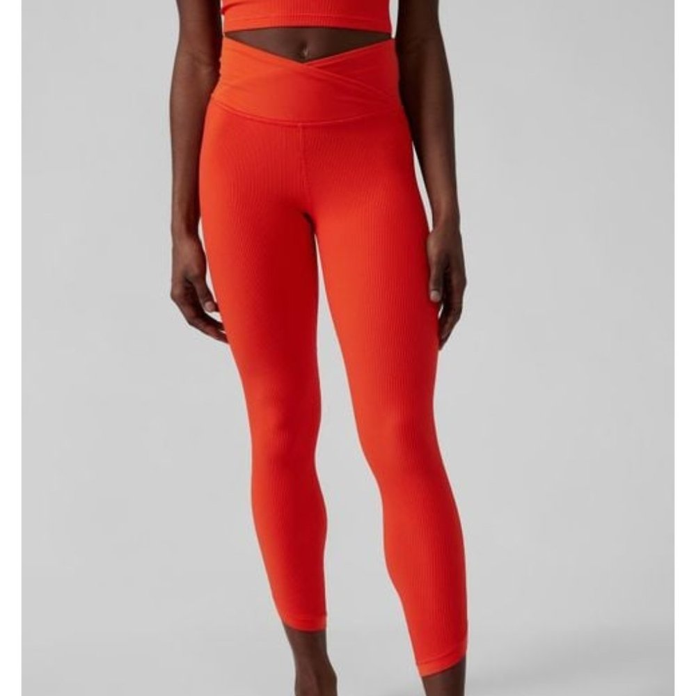 Athleta Elation Crossover Rib 7/8 Tight